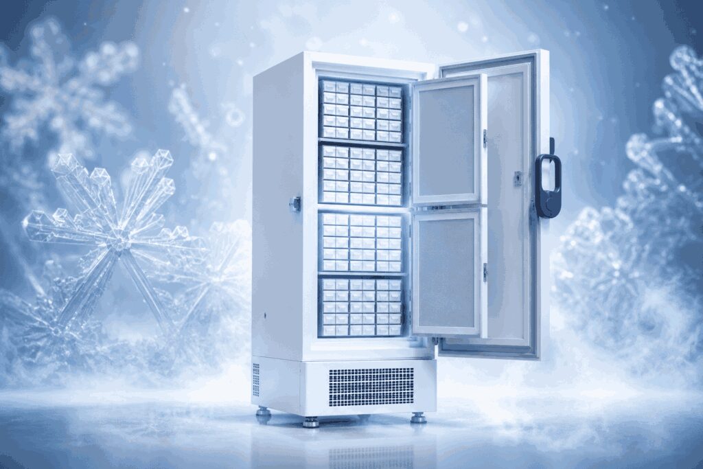 Sistemas de refrigeración y congelación científica de baja temperatura para laboratorio.