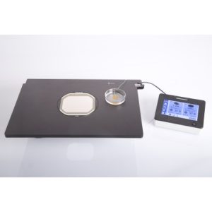 Pletina XY con vidrio central calefactados